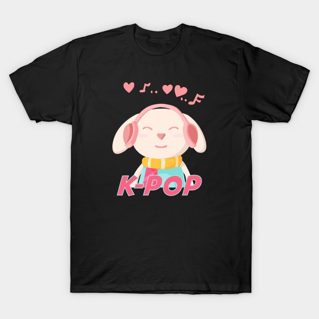 K-pop Bunny T-Shirt by Kencur